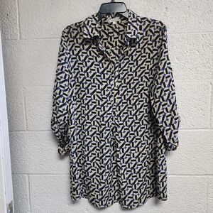 Tyler Boe blue/beige/black color size large